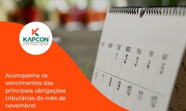 Acompanhe Os Vencimentos Kapcon - Notícias e Artigos Contábeis em São Paulo | Kapcon Contabilidade